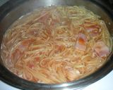 ベーコンとほうれん草クリームトマトパスタ作り方5写真
