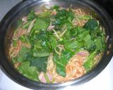 ベーコンとほうれん草クリームトマトパスタ作り方6写真