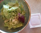 納豆とサツマイモのケチャップチャーハン作り方1写真