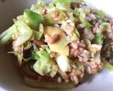 納豆とサツマイモのケチャップチャーハン作り方5写真