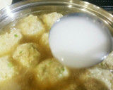 鶏団子の甘辛煮♪(とろみを付けて暖かく)作り方6写真