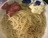 我が家の 簡単な たらこスパゲティ作り方3写真