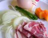 スタミナカレーうどん！作り方1写真