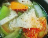 圧力鍋☆生姜のきいたトロトロ牛すじスープ作り方6写真