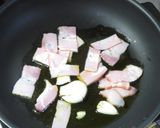 ほうれん草とベーコンの時短簡単美味パスタ作り方2写真