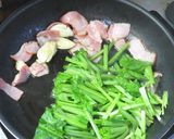 ほうれん草とベーコンの時短簡単美味パスタ作り方3写真