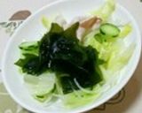 サラダにちょこっとワカメ(*^^)v作り方11写真