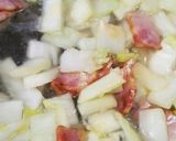 簡単！白菜とベーコンのとろ〜り塩あんかけ作り方4写真