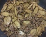 ひみつの牛肉とごぼうのしぐれ煮☆作り方3写真