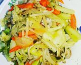 野菜炒め2。作り方4写真
