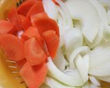 お肉やわらか★めんつゆで★うちの肉じゃが作り方1写真