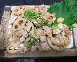 優しい味♩れんこんと豚肉のだし醤油炒め作り方3写真