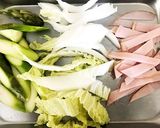 白菜の和風クリームパスタ作り方1写真
