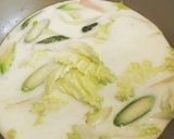 白菜の和風クリームパスタ作り方3写真