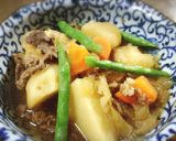 お肉やわらか★めんつゆで★うちの肉じゃが作り方9写真