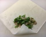 #パクチー大好きエビとパクチーの焼き春巻作り方4写真