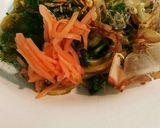 大根の葉焼きうどん作り方3写真