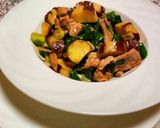 豚肉と長ネギとさつまいもの甘酢煮作り方5写真