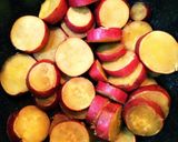 皮ごと切って煮るだけ！さつまいもの甘露煮作り方3写真