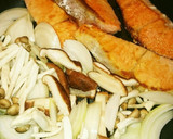 秋鮭とさつま芋となすで！バター醤油焼き☆作り方7写真