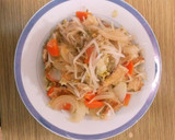 肉なし油揚げのコクうま塩焼きそば作り方7写真