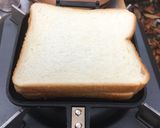 キャンプの朝はホットサンド作り方2写真