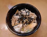 1人分　豆腐とねぎのふわとろ卵丼作り方6写真