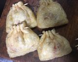 【香り箱】カニカマチーズ包み焼き作り方5写真