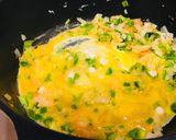 炒り玉子のピーマン入りカレー炒め作り方3写真