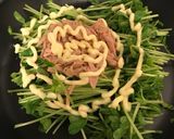 簡単すぎる 豆苗とツナのマヨ炒め作り方1写真