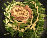 簡単すぎる 豆苗とツナのマヨ炒め作り方1写真