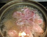 すだちが香る 豆腐と豚肉 そうめん鍋作り方4写真
