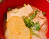 すだちが香る 豆腐と豚肉 そうめん鍋作り方6写真