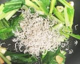 じゃこと小松菜のにんにくパスタ作り方6写真
