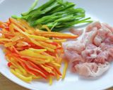 パプリカの豚肉炒め作り方2写真