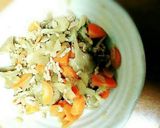 バターの風味　野菜炒め作り方9写真