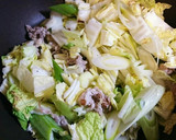 胃にも優しい。白菜とネギの卵とじ作り方4写真