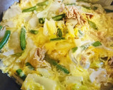 胃にも優しい。白菜とネギの卵とじ作り方7写真