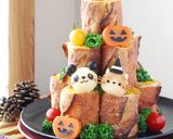 パーティーメニュー!サンドイッチタワー作り方8写真