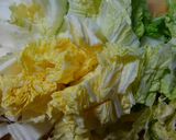 ヘルシー❀白菜と蒟蒻 鶏肉のソース炒め♪作り方3写真