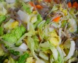 ヘルシー❀白菜と蒟蒻 鶏肉のソース炒め♪作り方6写真