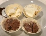 カリッ!餃子の皮カップの、カップアイス!作り方4写真