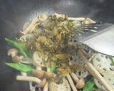 蓮根と辛子高菜のキンピラ作り方5写真