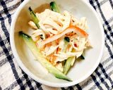 きゅうりと鶏むね肉のゴマ風味サラダ✨作り方4写真