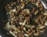 甘酢でさっぱり！茄子とピーマンのそぼろ丼作り方4写真