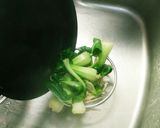 チンゲン菜のあったかサラダ作り方2写真