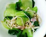 チンゲン菜のあったかサラダ作り方3写真