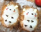 簡単♡かわいい♡ハリネズミおにぎり♡作り方4写真
