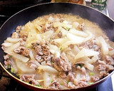 大根が旨い！大根と豚コマの味噌風味煮炒め作り方13写真