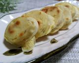 揚げずにヘルシー☆さつまいもの衣焼き作り方5写真